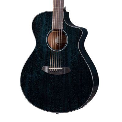 Guitarra Electroacústica Mod. Sustentable Rainforest S Concert Midnight Blue Ce African Mahogany-African Mahogany. Breedlove Rfsc11Cemb