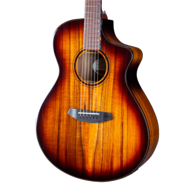 Guitarra Electroacústica Modelo Sustentable Pursuit Exotic S Concert Edgeburst Ce Koa-Koa Breedlove Pesc88Ceed