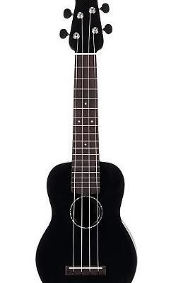 Ukelele Celebrity Satin Black Ovation Ucs10-5S