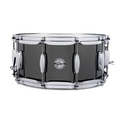 Redoblante Black Nickel Over Steel 14"X6,5" Gretsch S1-6514-Bns Full Range Black Nickel