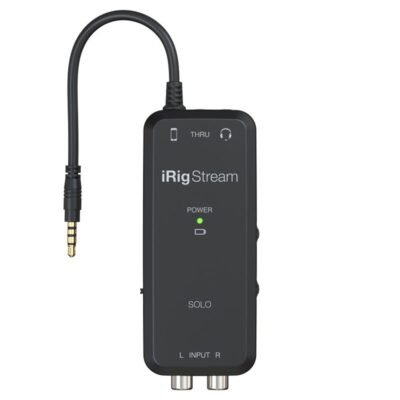 Ik Multimedia Irig Stream Solo Interfaz De Transmision Ip-Irig-Streamsl-In