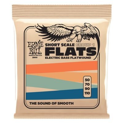 Encordado De Bajo Ernie Ball St. Flat . Short Scale 50-110 P02800