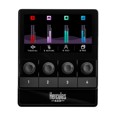 Controlador De Audio Para Streaming En Vivo Hercules Stream 100