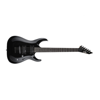 Guitarra Electrica Esp Ltd Mh10 Kit Blk  Black + Funda