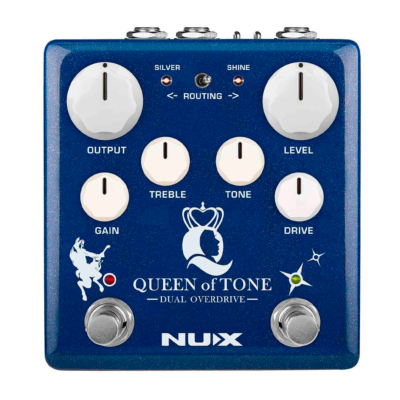 Pedal Dual Overdrive Verdugo Series Queen Of Tone Nux Ndo-6