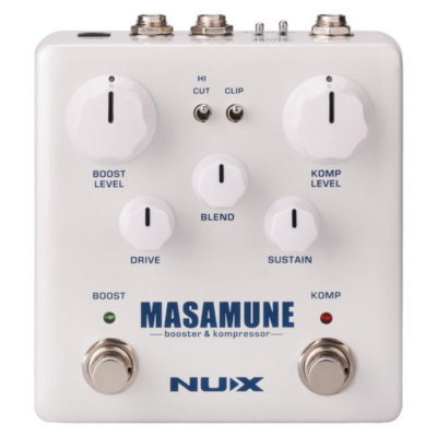 Pedal De Efectos Booster Y Compresor Verdugo Series Masamune Nux Nbk-5