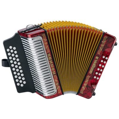 Hohner Acordeon Verdulera Corona Ii 31/12 Rojo A5623S