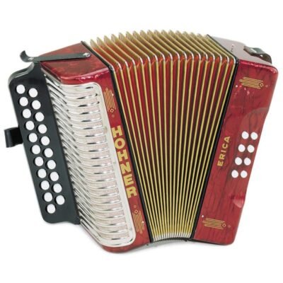 Hohner Acordeon Verdulera Erica Gc Ht Rojo 21/8 A2606S