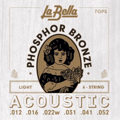 ENCORDADO LA BELLA DE GUITARRA ACUSTICA PHOSPOR BRONZE 012/052