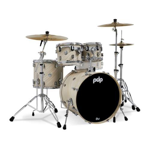 Bateria 5 Cuerpos Sin Fierros PDP PDCM2215TI CONCEPT MAPLE TWISTED IVORY