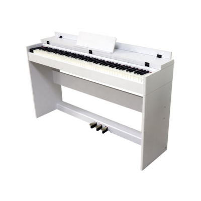 Piano 88 Teclas Accion Martillo Sensitivas Con Mueble Blanth Bl8812 White