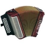 Hohner Acordeon Corona Iii Gcf Rojo A5723S