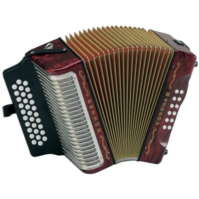 Hohner Acordeon Corona Iii Gcf Rojo A5723S