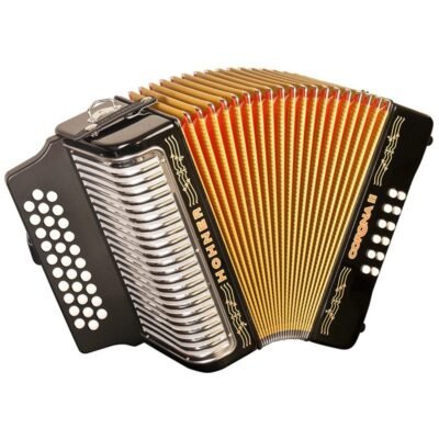 Hohner Acordeon Verdulera Corona Ii 31/12 Negro A56211S