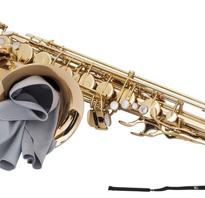Paño Limpiador Bg Saxo Tenor De Microfibra Con Pesa A30L