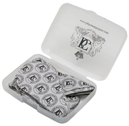PACK X 30 UNIDADES DE SECADORES DE ZAPATILLAS BG PARA SAXO EN ESTUCHE PLASTICO