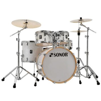 Bateria Sonor Aq2 Stage Maple-22"X17.5"-10"X7"-12"X8"-16"X15"-Red.Madera 14"X6"-Color White Pearl Aq2Stagewhp