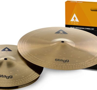 Set De Platillos Stagg + Hi Hat 13" + Crash 16" Axaset