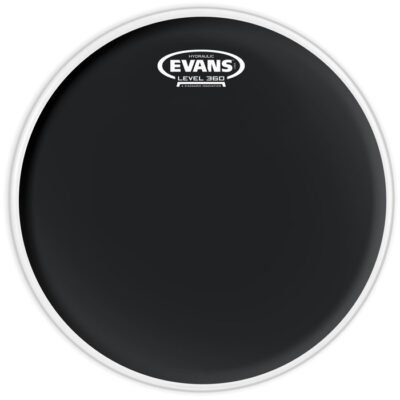 Parche Evans 14" Hidraulico Arenado Capa Doble Color Negro B14Hbg