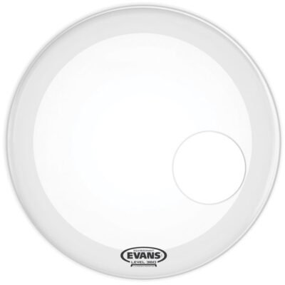 Parche Evans 20" Resonador Eq3 Blanco Con Agujero Para Bombo Bd20Rgcw
