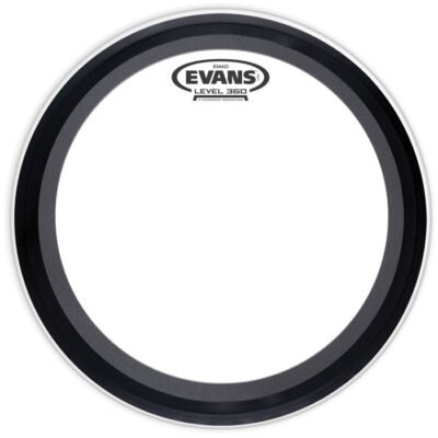 Parche Evans 22" Emad Arenado Capa Simple Para Bombo Bd22Emadcw