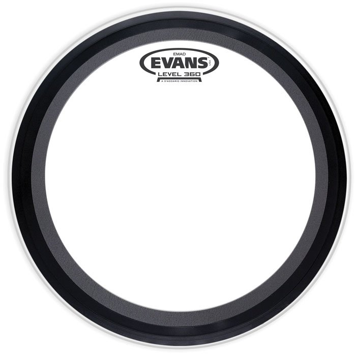 PARCHE EVANS 22" EMAD ARENADO CAPA SIMPLE PARA BOMBO
