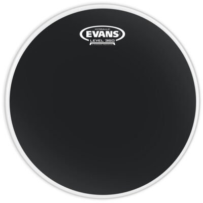 Parche Evans 22" Hidraulico Negro Para Bombo Bd22Hbg