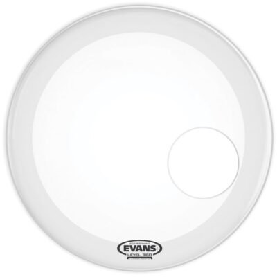 Parche Evans 22" Eq3 Resonador Blanco Capa Simple 6.5Mm Con Agujero Bd22Rgcw
