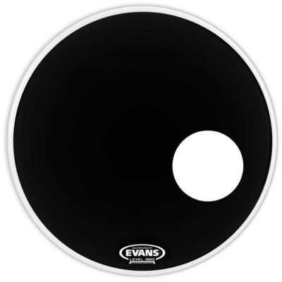 Parche Evans 24" Eq3 Resonador Para Bombo Bd24Rb