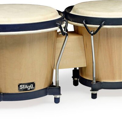 Bongo Stagg De Madera 6" Y 7"-Color Natural Bw70N