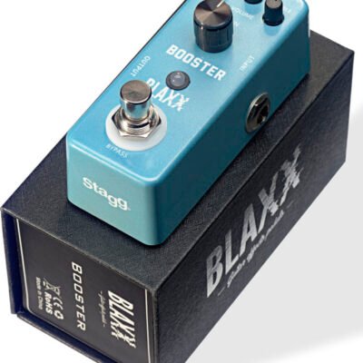 Blaxx Mini Pedal Booster-Carcasa Metalica-True Bypass Bxboost