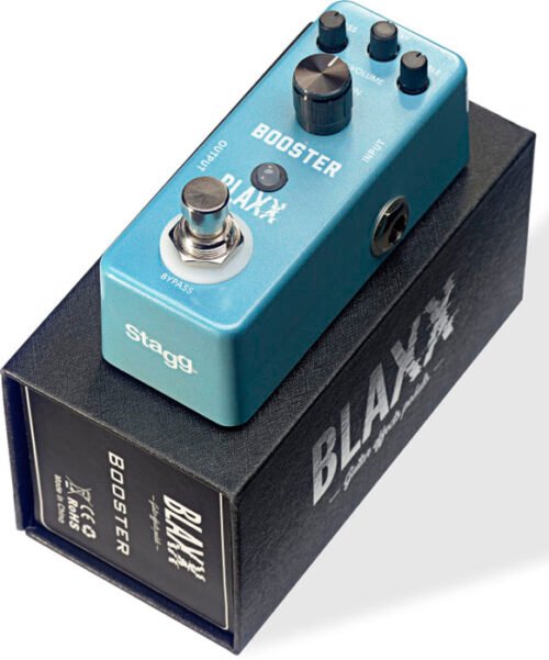 BLAXX MINI PEDAL BOOSTER-CARCASA METALICA-TRUE BYPASS
