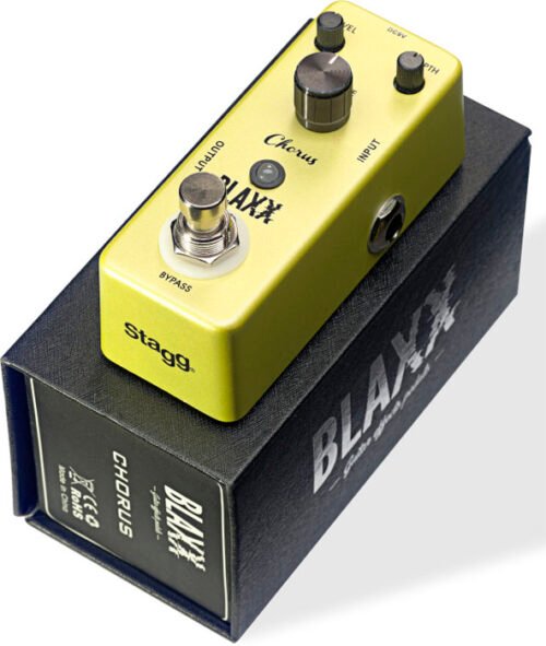 BLAXX MINI PEDAL CHORUS-CARCASA METALICA-TRUE BYPASS