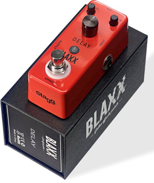 BLAXX MINI PEDAL DELAY-CARCASA METALICA-TRUE BYPASS