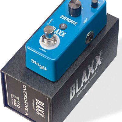 Blaxx Mini Pedal Overdrive 2 Modos-Carcasa Metalica-True Bypass Bxdrivea