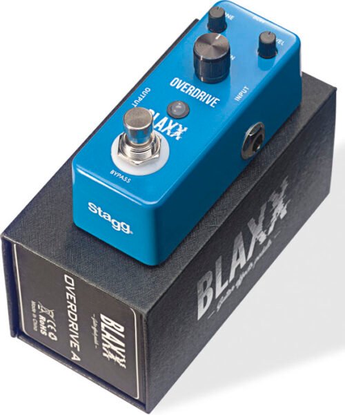 BLAXX MINI PEDAL OVERDRIVE 2 MODOS-CARCASA METALICA-TRUE BYPASS