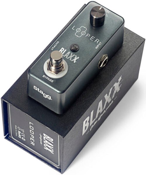 BLAXX MINI PEDAL LOOPER PARA GUITARRA O BAJO-CARCASA METALICA-TRUE BYPASS