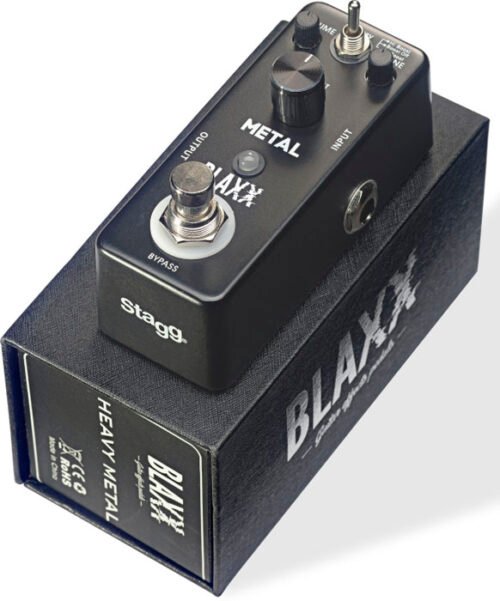 BLAXX MINI PEDAL METAL 3 MODOS-CARCASA METALICA-TRUE BYPASS