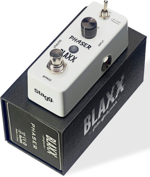 BLAXX MINI PEDAL PHASER-CARCASA METALICA-TRUE BYPASS