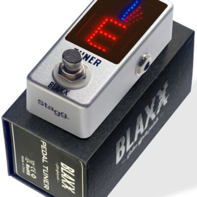 Blaxx Mini Pedal Afinador-Carcasa Metalica-True Bypass Bxtuner