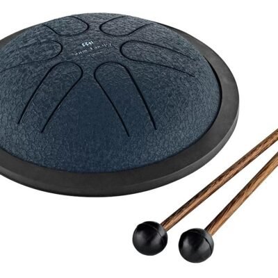 Miniature Size Steel Tongue Drum  (6”)  Afinación:A4, B4, C#5, E5, F#5, A5 +  Bolsa Para Transporte Mstd2Nb