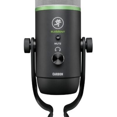 Microfono Condensador Usb Mackie Carbon + Soporte + Cable 2053037-00
