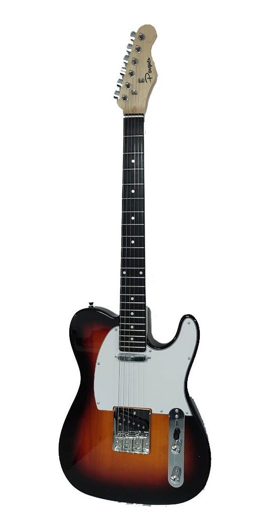 Guitarra Electrica Parquer Telecaster Sunburst Con Funda Tl100Sb