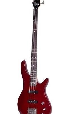 Bajo Electrico Parquer Jazz Bass Rojo Con Funda Bj100Rd