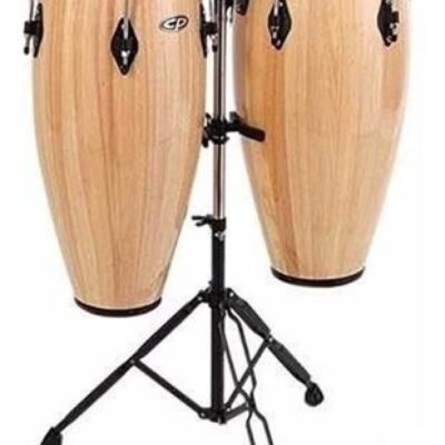 Lp Cp640Awb Set De Congas 10 Y 11 Natural Wood + Soporte Ip-Lp-Cp640Awb
