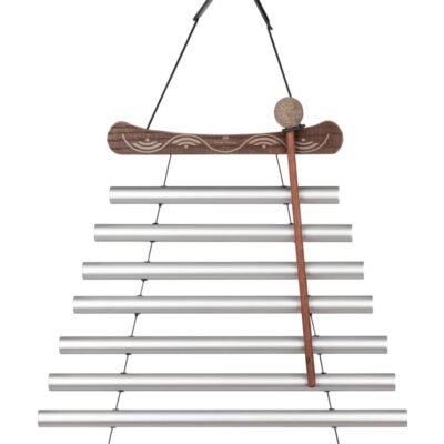 Meinl Sonic Energy Meditation Flow Chime, 24" Height, 8 Notes, C# Minor, Aluminium Silver Mfc8Cshmis