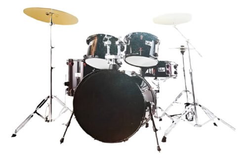 Bateria Magic Parquer 5 Cuerpos C/fierros+platos+pedal