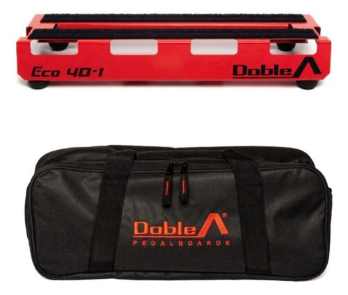 Pedalboard Doble A Eco 40-1 + Bolso Plataforma Base Pedales