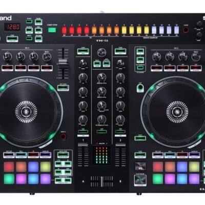 Controlador Dj Roland Dj-505 Negro De 2 Canales Dj505 Sr-Rl-Dj505
