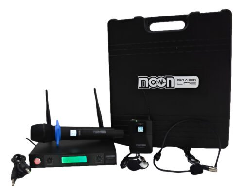Microfono Mano Y Vincha  Inalambrico Uhf  Moon Honey512